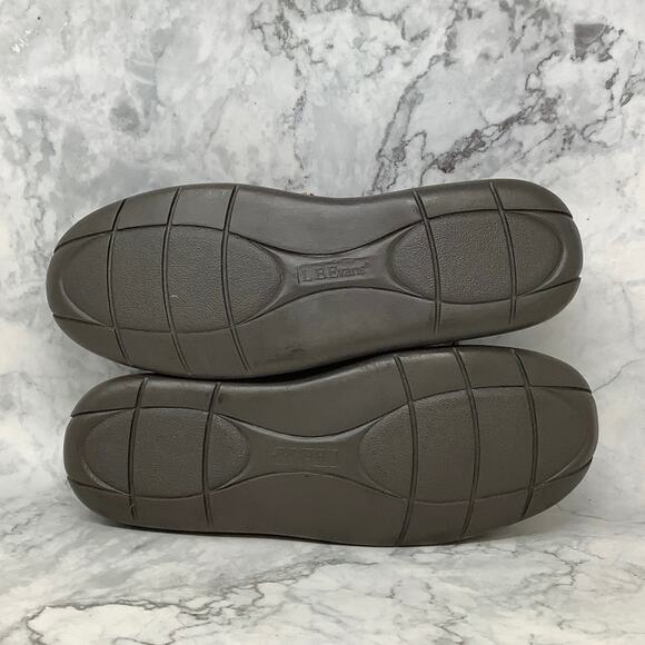 L.B. Evans Tan Suede Moccasin Slippers - Picture 6 of 10